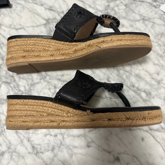 Jack Rogers Women's Marlo Sandals - black leather - Picture 2 of 5